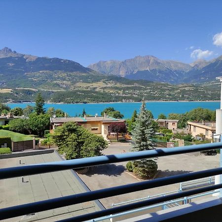 Studio Vue Sur Lac Et Montagne Savines Exteriör bild